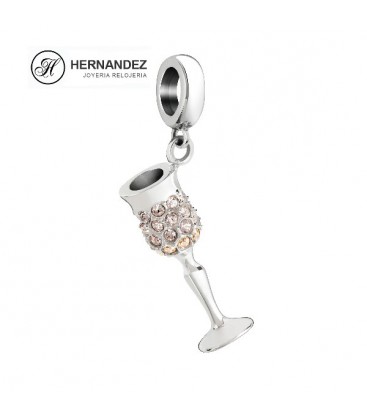 Charm Chamilia Copa Swarovski Plata de Ley 925 mls