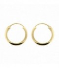 Argollas de Bebe 11,5mm de Oro 18 kts Ref : AR-14603P6