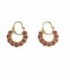 Argollas de Bebe Coral Oro Ley 18 kts Ref : AR-20709-C