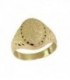 Sello Oval Oro Ley 18 kts Ref : SE-3090