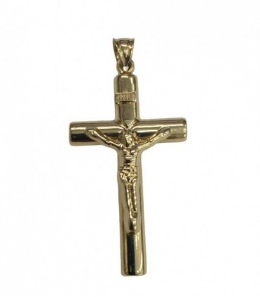 Cruz Cristo Oro Ley 18 kts Ref : CR-20707-2-90