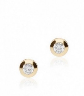 Pendientes Bebe 6,5mm Oro de Ley 18 kts Ref : PE-1839P