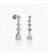 Pendientes Brilliant Cut Plata de Ley Rodiado 925 mls Ref : PE-BPE20