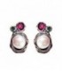 Pendientes Barroco Plata de Ley 925 mls Ref: PE-11I0356