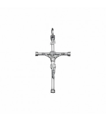 Crucifijo 23mm Plata Ley 925 mls Ref: CR-AG-23101-23